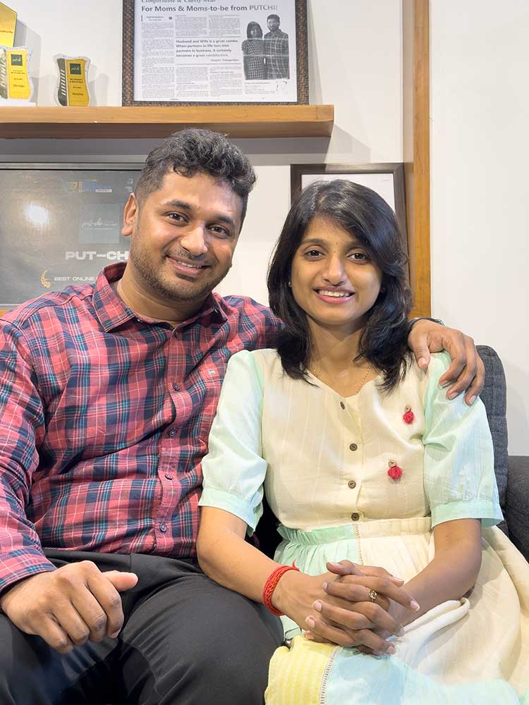 Founders Deepika and Thiagu